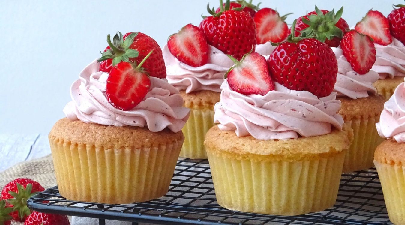 aardbeien-cupcakes-recept