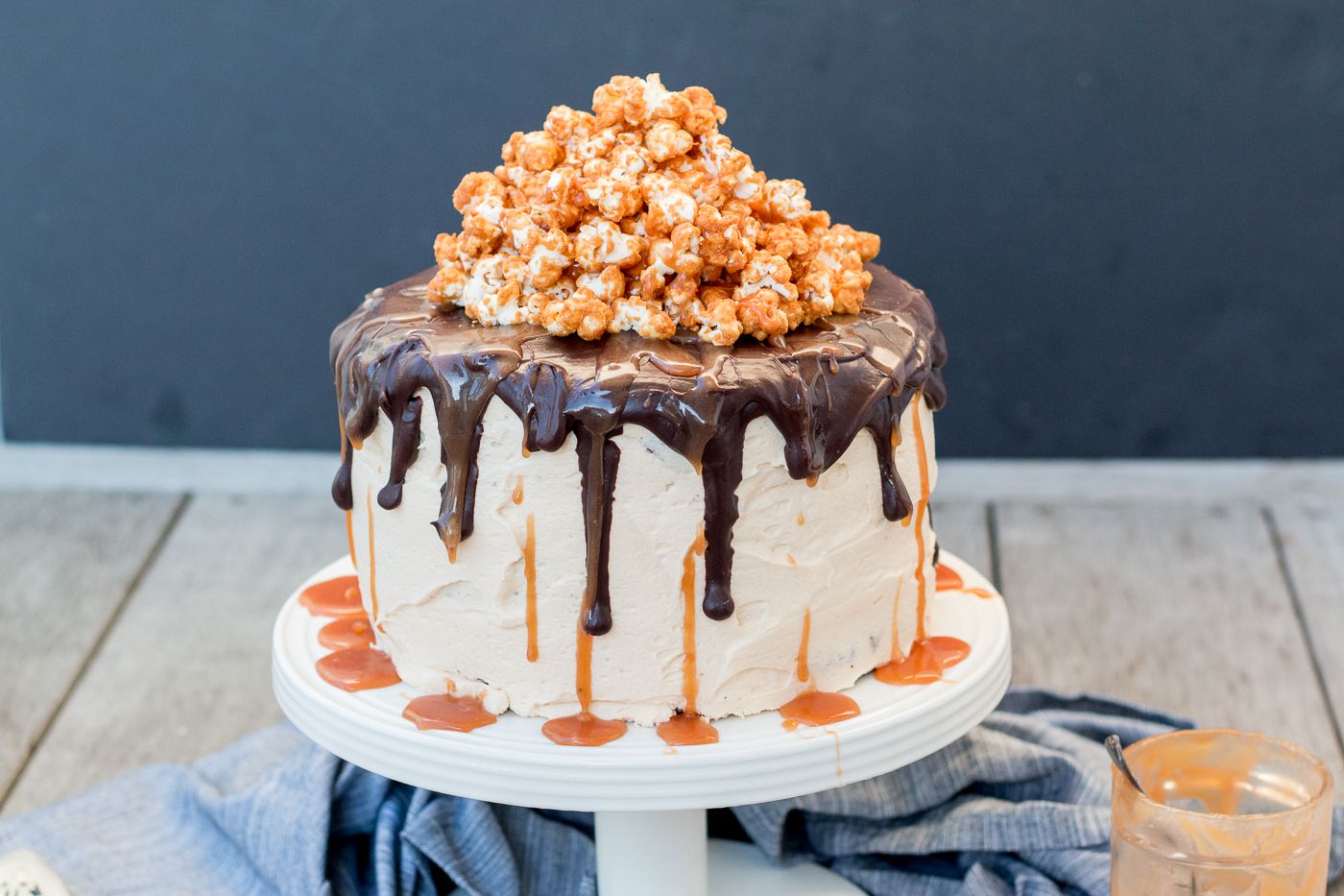 candy-popcorn-taart-recept