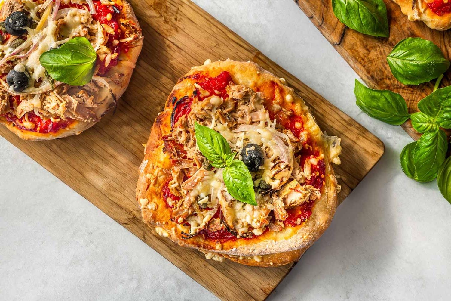 individuele-griekse-pita-pizza-recept
