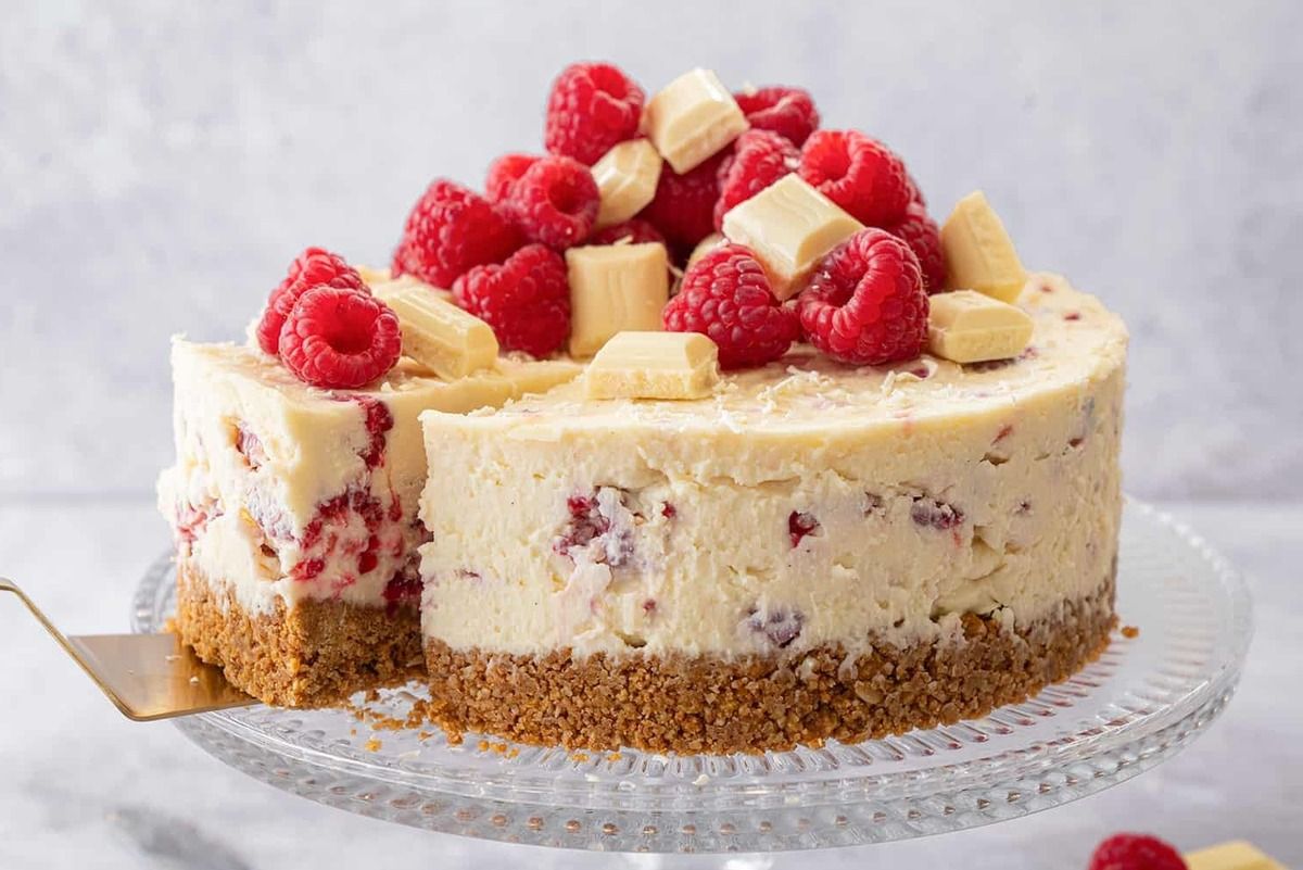 witte-chocolade-frambozen-cheesecake-recept